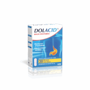 DOLACID MAUX D’ESTOMAC 20 GELULES