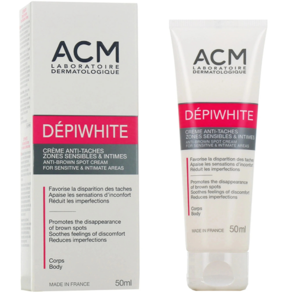 ACM DEPIWHITE CREME ANTI TACHE ZONE SENSIBLES et INTIMES 50ML