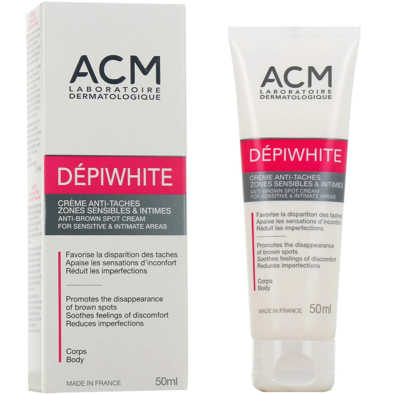 ACM DEPIWHITE CREME ANTI TACHE ZONE SENSIBLES et INTIMES 50ML
