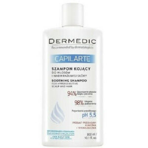 DERMEDIC capilarte shampooing normalisant pour cheveux  hypersensible 300ML