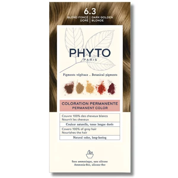 PHYTO COLOR 6.3 BLOND FONCE DORE