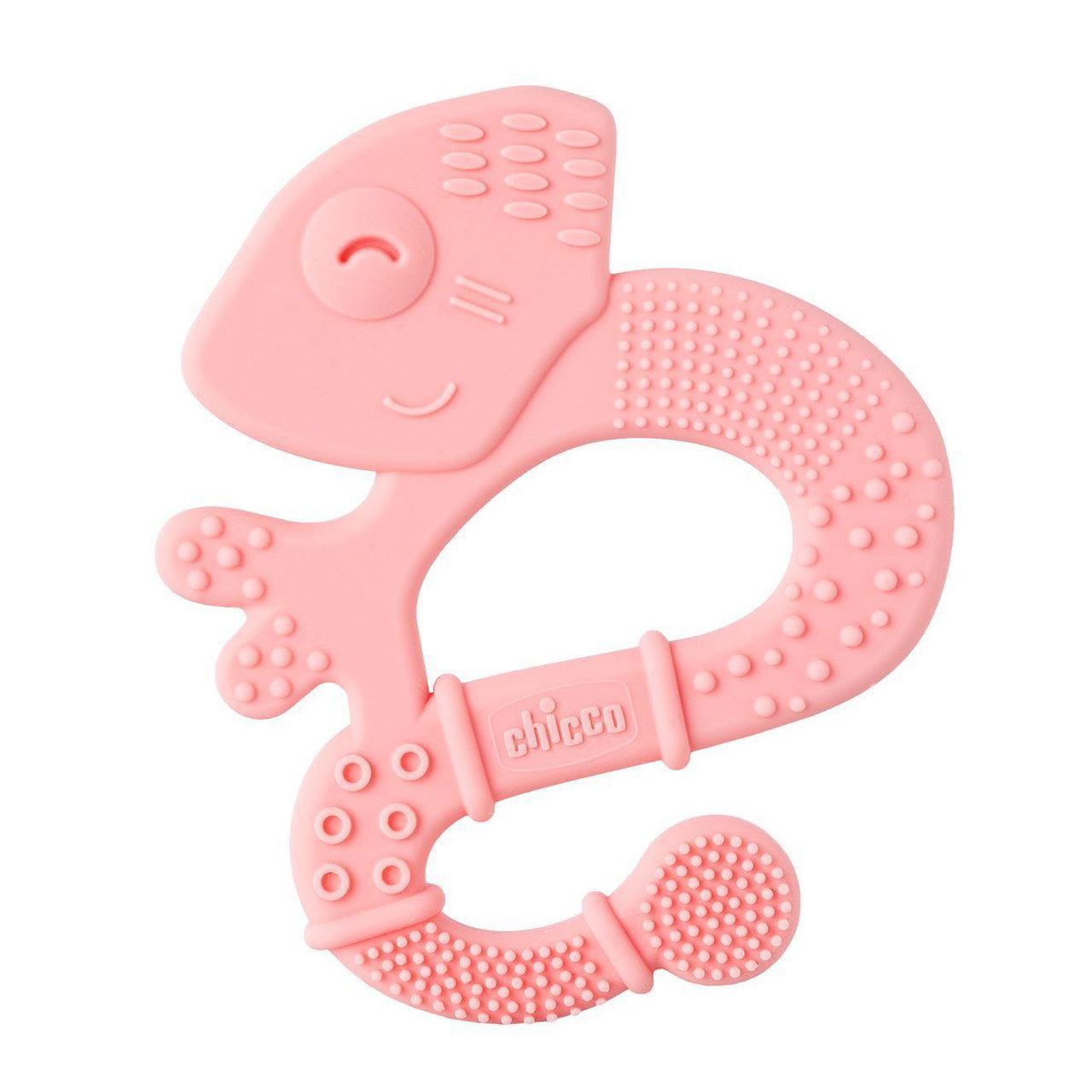 CHICCO - ANNEAU DE DENTITION SOFT +2MOIS IGUANE ROSE – Image 2