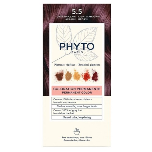 PHYTO - PHYTOCOLOR 5.5 CHATAIN CLAIR ACAJOU