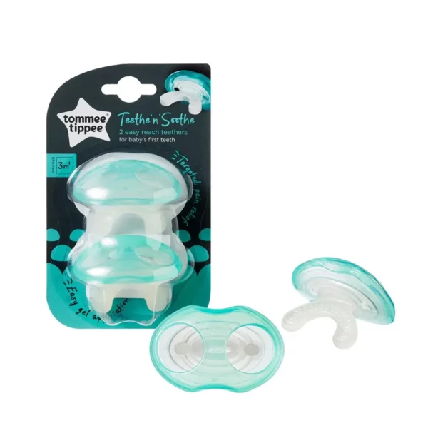 Tommee Tippee 3m+ Teethe N Soothe 2x Anneaux de dentition
