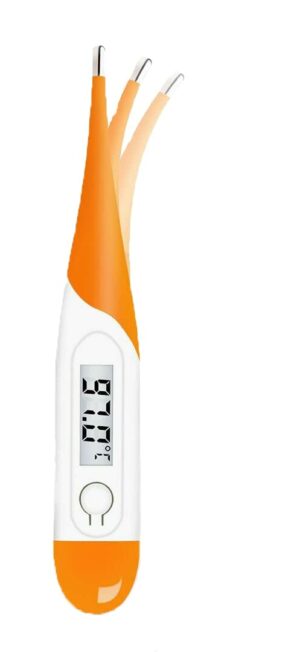 Genial  Thermomètre sous-bras, oral et rectal numérique génial FC commutable