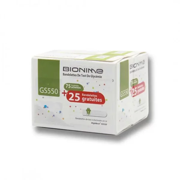 BIONIME bandelettes - GS550 (50 UI)