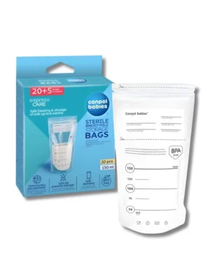 CANPOL BABIES - 25+5(GRATUIT) SACS DE CONSERVATION DU LAIT MATERNEL 150ML