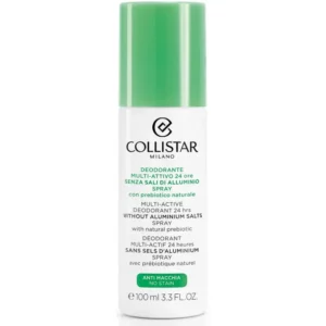 COLLISTAR DÉODORANT MULTI-ACTIF SANS SELS D ALUMINIUM 24 HEURES SPRAY AVEC PRÉBIOTIQUE NATUREL