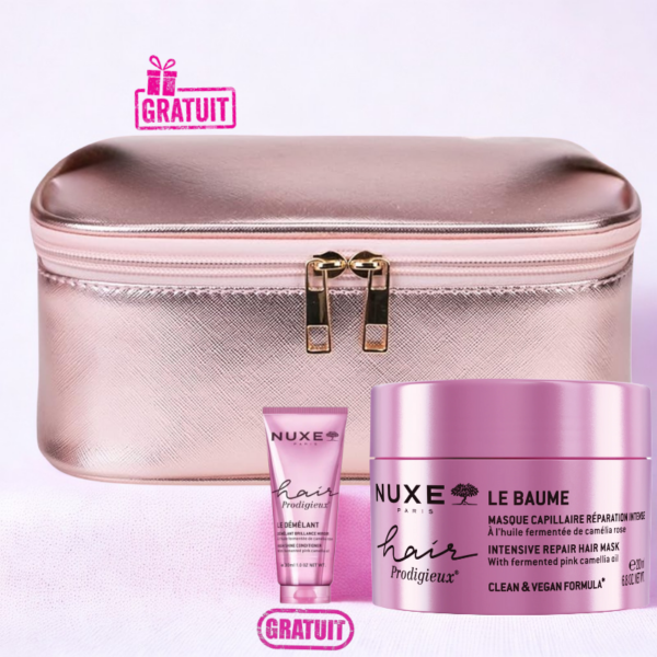 NUXE TROUSSE HAIR PRODIGIEUX LE BAUME MASQUE CAPILLAIRE REPARATION INTENSE