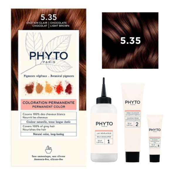 PHYTO COLOR COLORATION PERMANENTE CHATAIN CLAIR CHOCOLAT 5.35