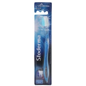 Stoderma Brosse à Dents Medium Bleu
