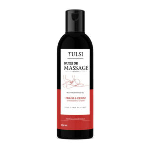 Tulsi Huile de Massage Fraise Cerise 250 ml