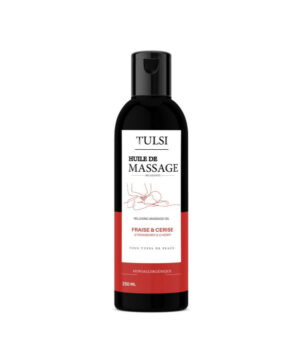 Tulsi Huile de Massage Fraise Cerise 250 ml
