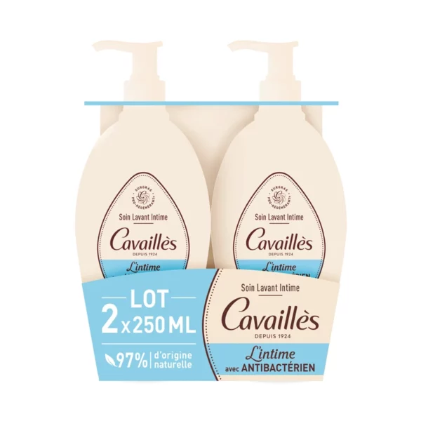 Roge Cavailles Soin Toilette Intime Anti-Bacterien 250Ml Lot 2