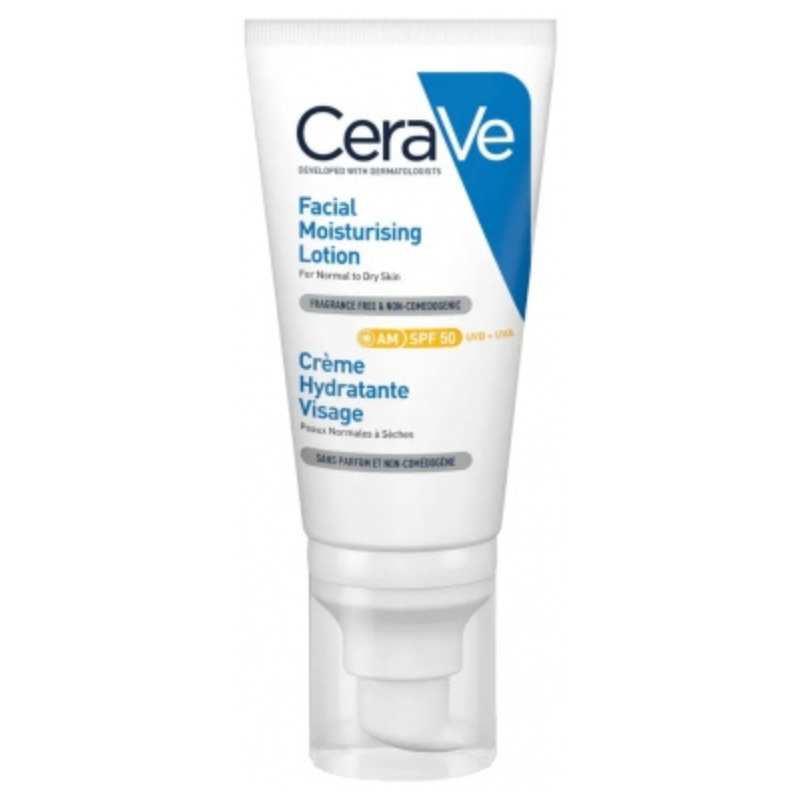 CERAVE CREME HYDRATANTE VISAGE SPF50 PG 52ML Maison Pharma CERAVE CREME HYDRATANTE VISAGE SPF50 PG 52ML Maison Pharma