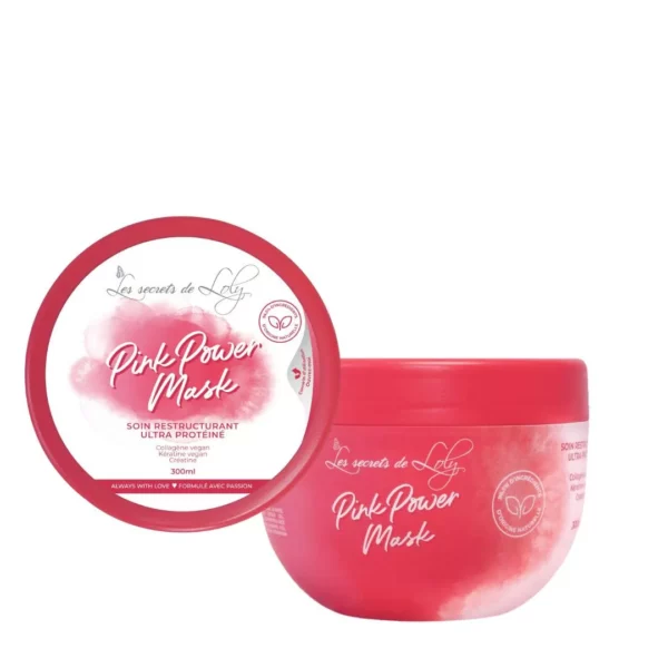 LES SECRETS DE LOLY SOIN RESTRUCTURANT ULTRA PROTEINE PINK POWER MASK 300ML