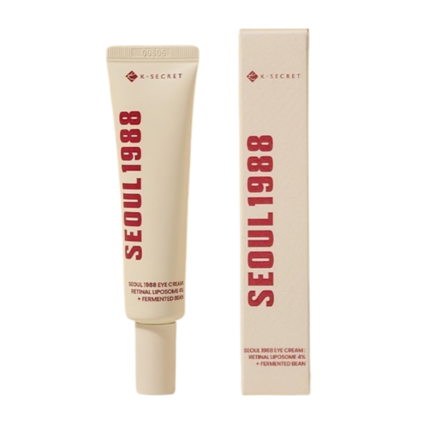 K-SECRET SEOUL 1988 CREME CONTOUR DES YEUX LIPOSOMES DE RETINAL 4 %+ FEVE FERMENTEE 30ML