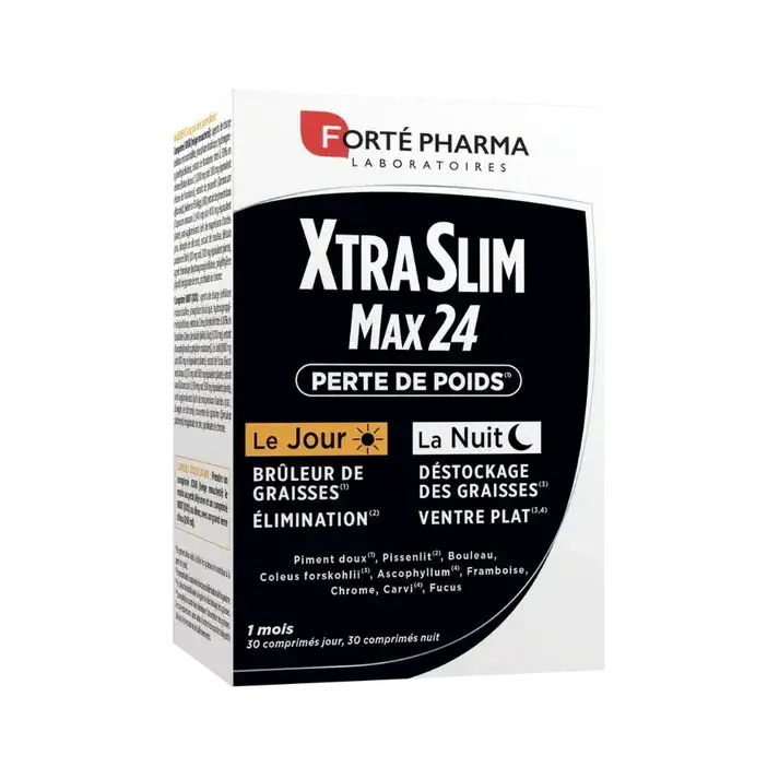 FORTE PHARMA XTRASLIM MAX 24 PERTE DE POIDS 30 COMPRIMES