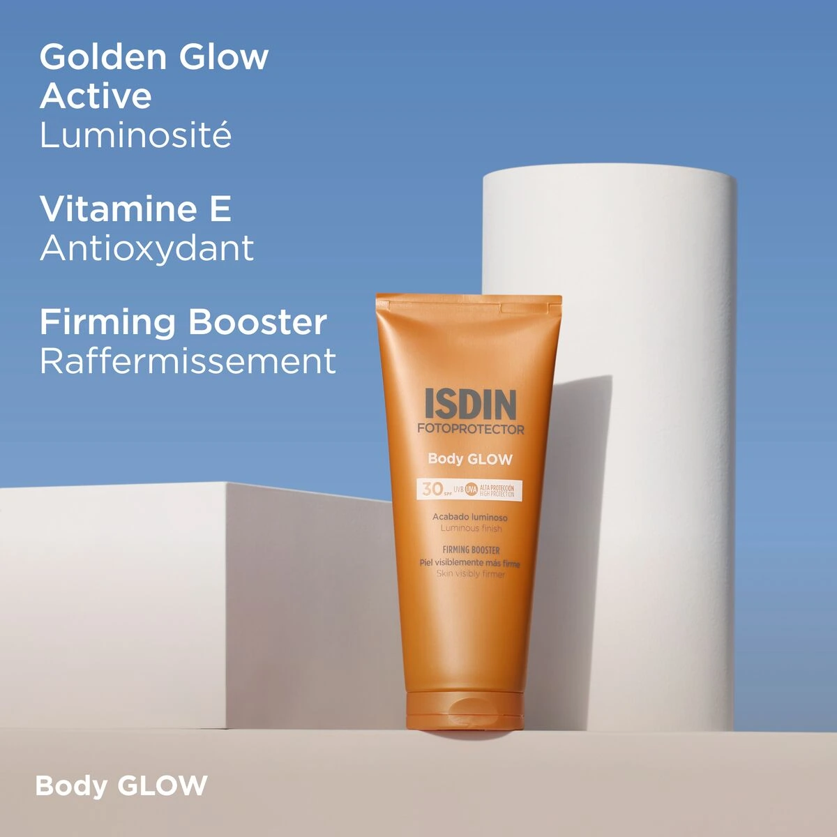 ISDIN FOTOPROTECTOR BODY GLOW SPF30 200ML – Image 3