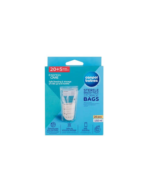 CANPOL BABIES 25 SACS DE CONSERVATION DU LAIT MATERNEL 150ML